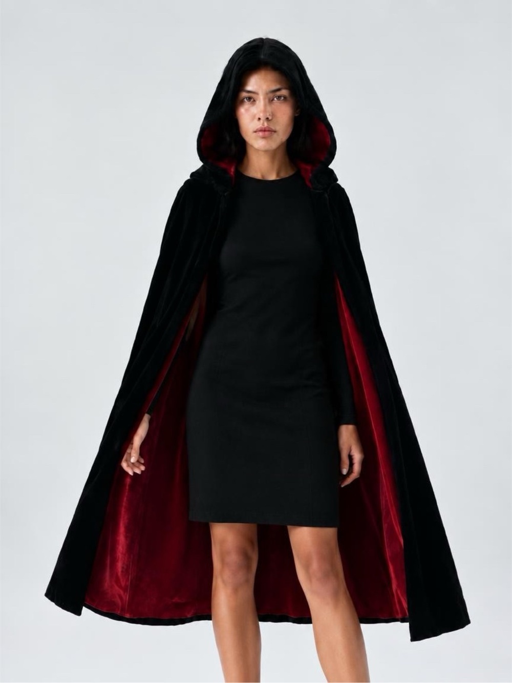 Silk Velvet Cape
